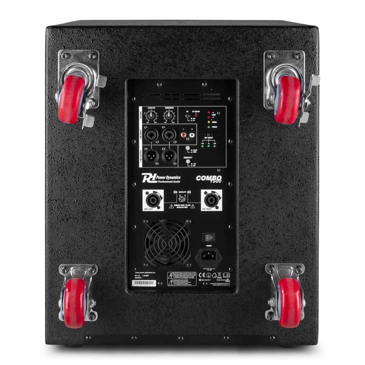 Power dynamics pd combo 1500 subwoofer da 15 + 2x top da 8.
