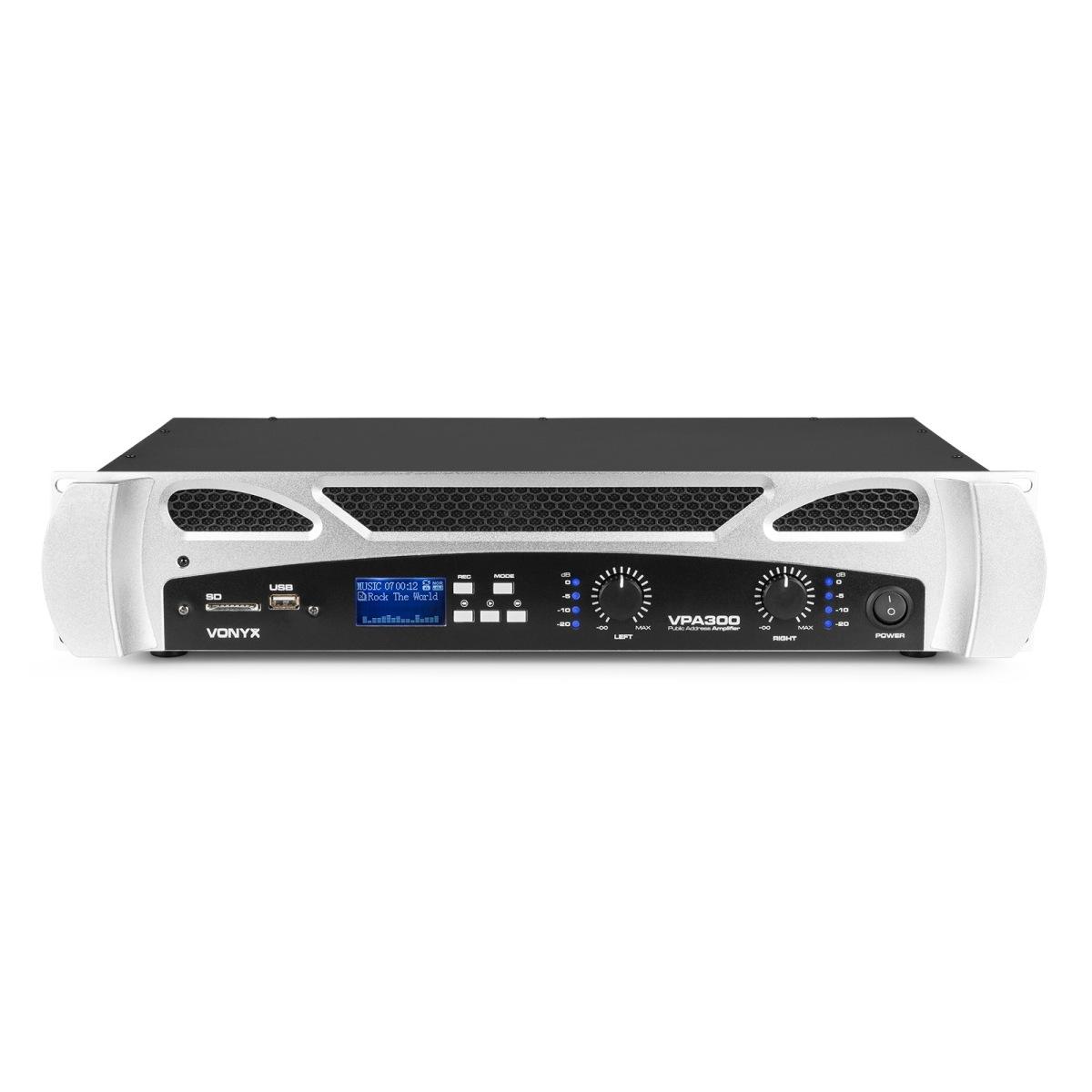 VONYX VPA300 2x150W MP3, BT AMPLIFICATORE PA