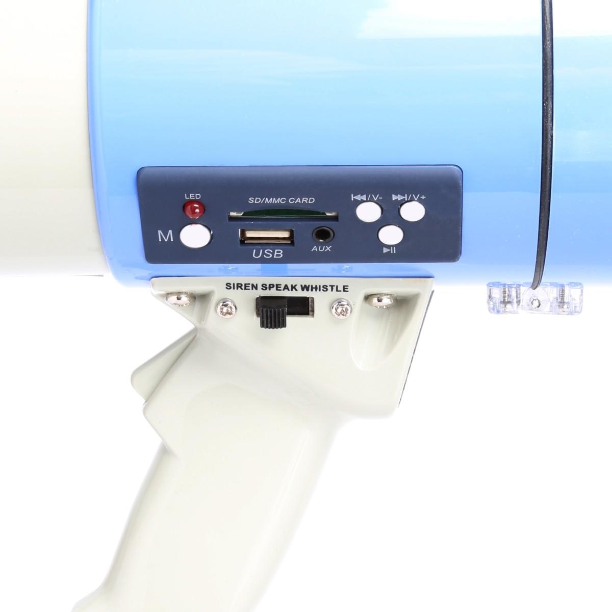 Vonyx meg060 megafono 60w usb sd microfono sirena