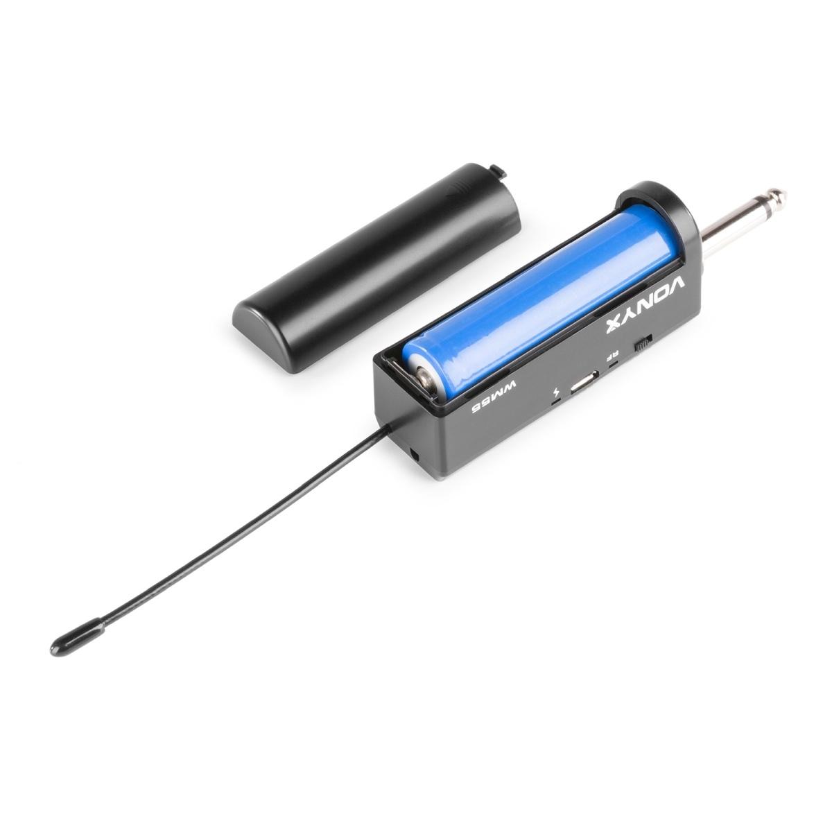 Vonyx wm55 microfono wireless plug-and-play uhf 16ch