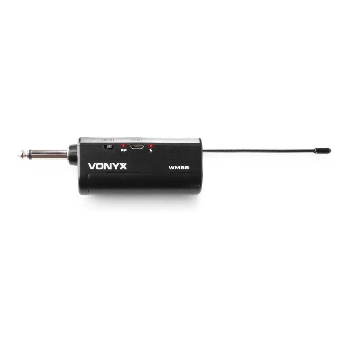 Vonyx wm55 microfono wireless plug-and-play uhf 16ch