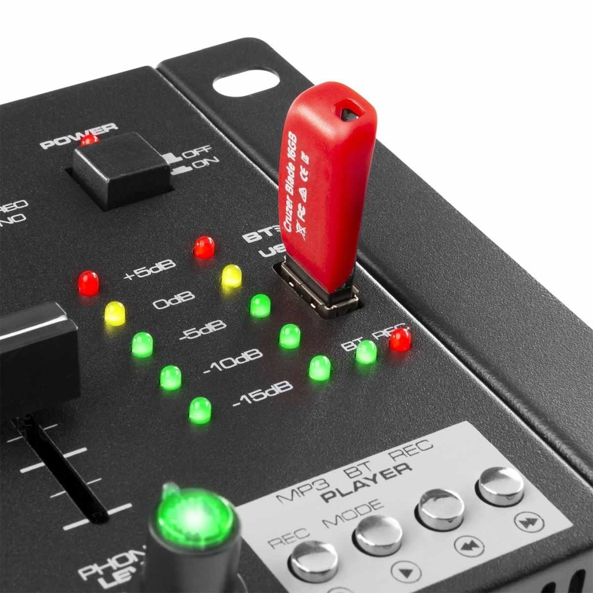 VONYX STM-2211B Mixer 4 channel Black