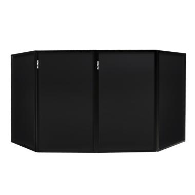 Vonyx db2b schermo dj pieghevole 120 x 70 nero (4 pannelli)
