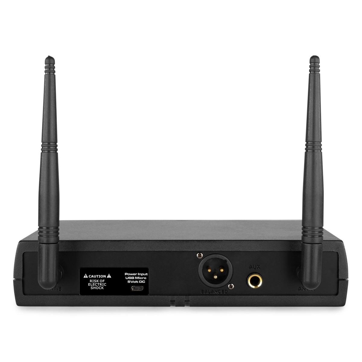 Vonyx wm61 microfono wireless uhf 16ch con 1 microfono palmare