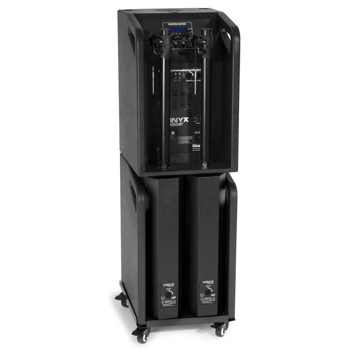 VONYX VX1050BT 2+2 KIT ALTOPARLANTI ATTIVI 2x12sub+tops