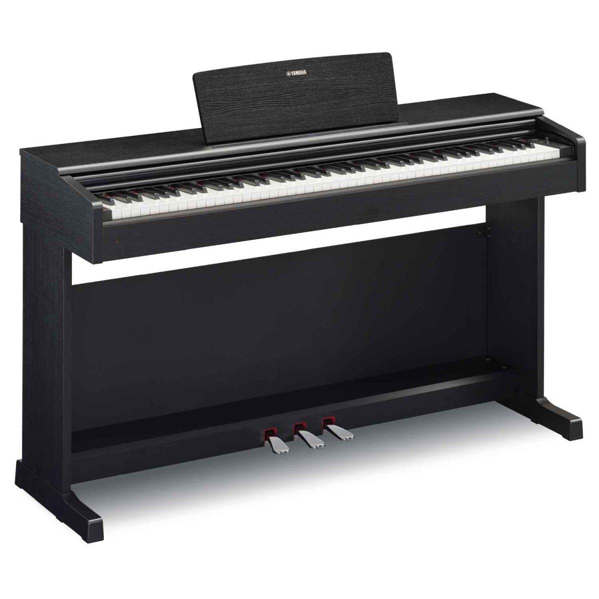 Yamaha ydp144 black pianoforte digitale