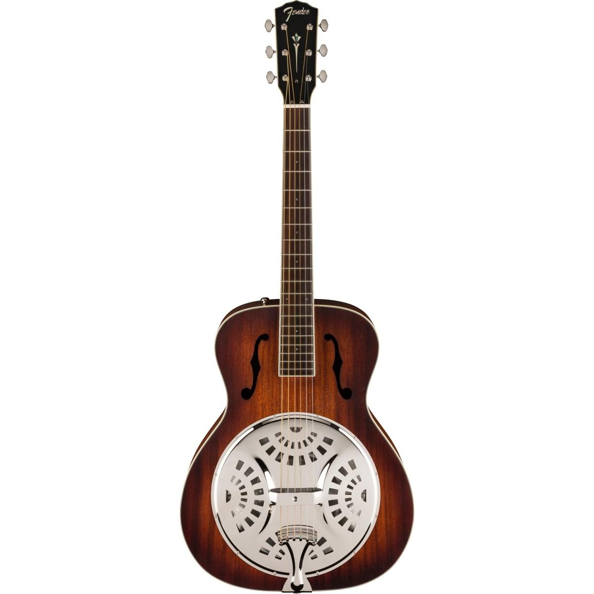 Fender pr180e resonator aged cognac burst chitarra resofonica