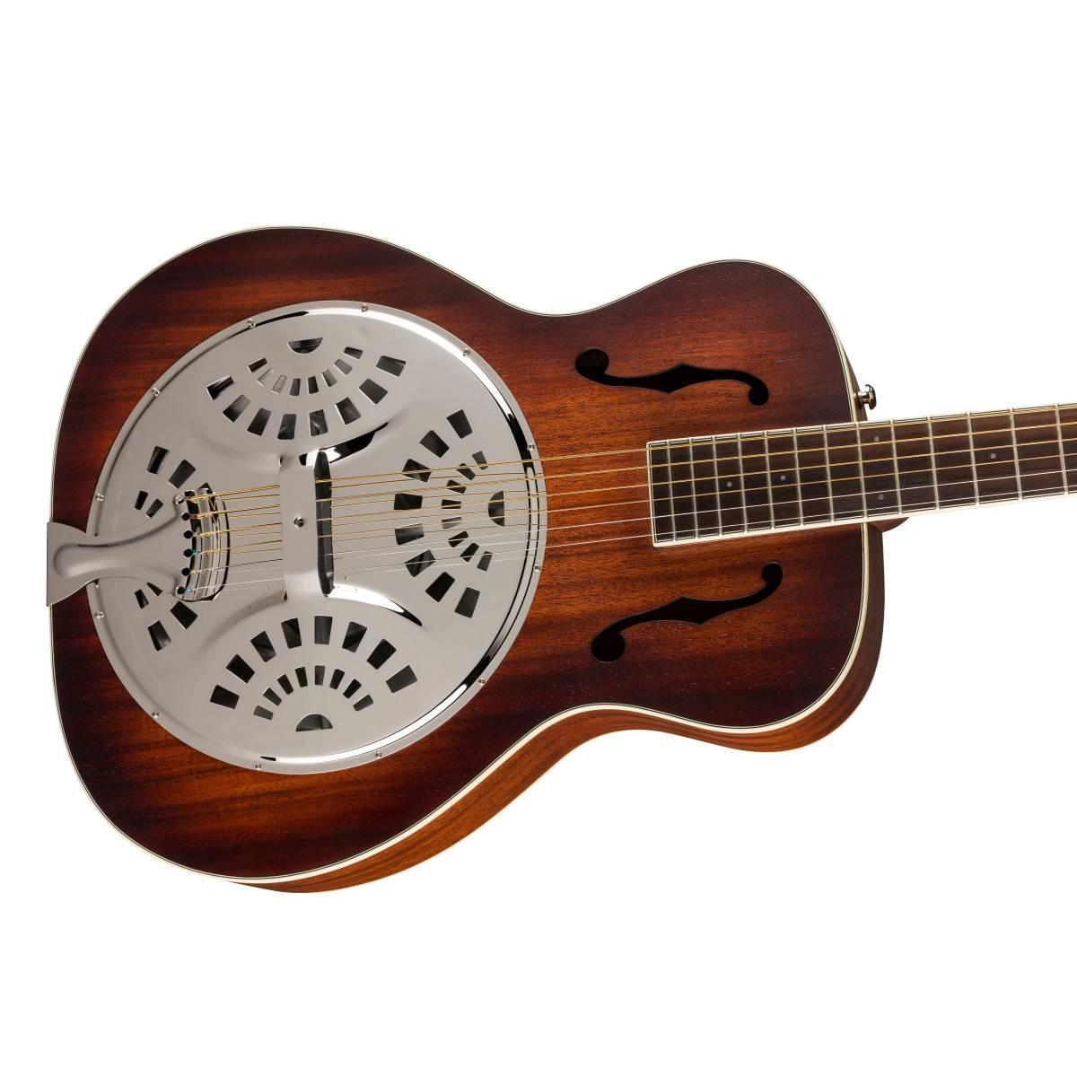 Fender pr180e resonator aged cognac burst chitarra resofonica