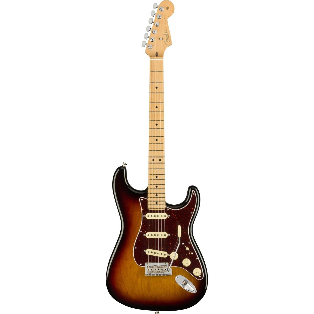 Fender stratocaster american professional ii mn 3 color sunburst chitarra elettrica