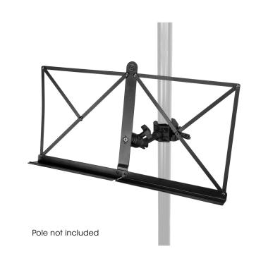 GRAVITY NS MS 03 - Piano leggio pieghevole Traveler per montaggio su stativi microfonici