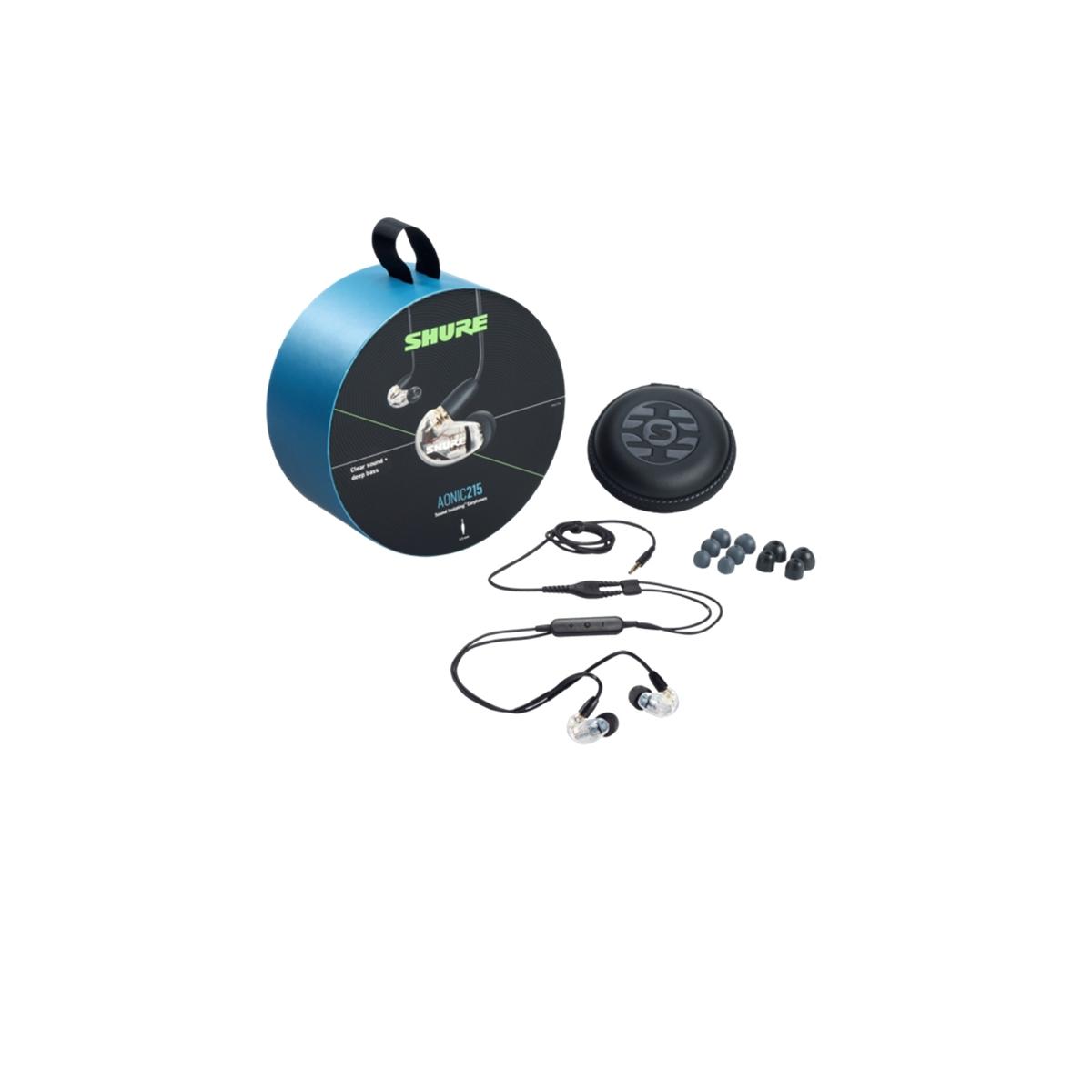 SHURE SE215DYCL+UNI-EFS AONIC 215 Auricolari colore trasparente