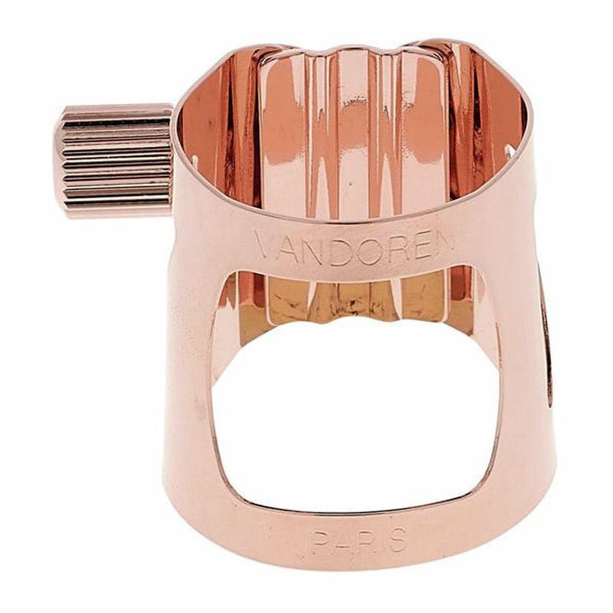 VANDOREN LC01PGP OPTIMUM GOLD PLATED LEGATURA IN ORO ROSA CON COPRIBOCCHINO PER CLARINETTO IN Bb