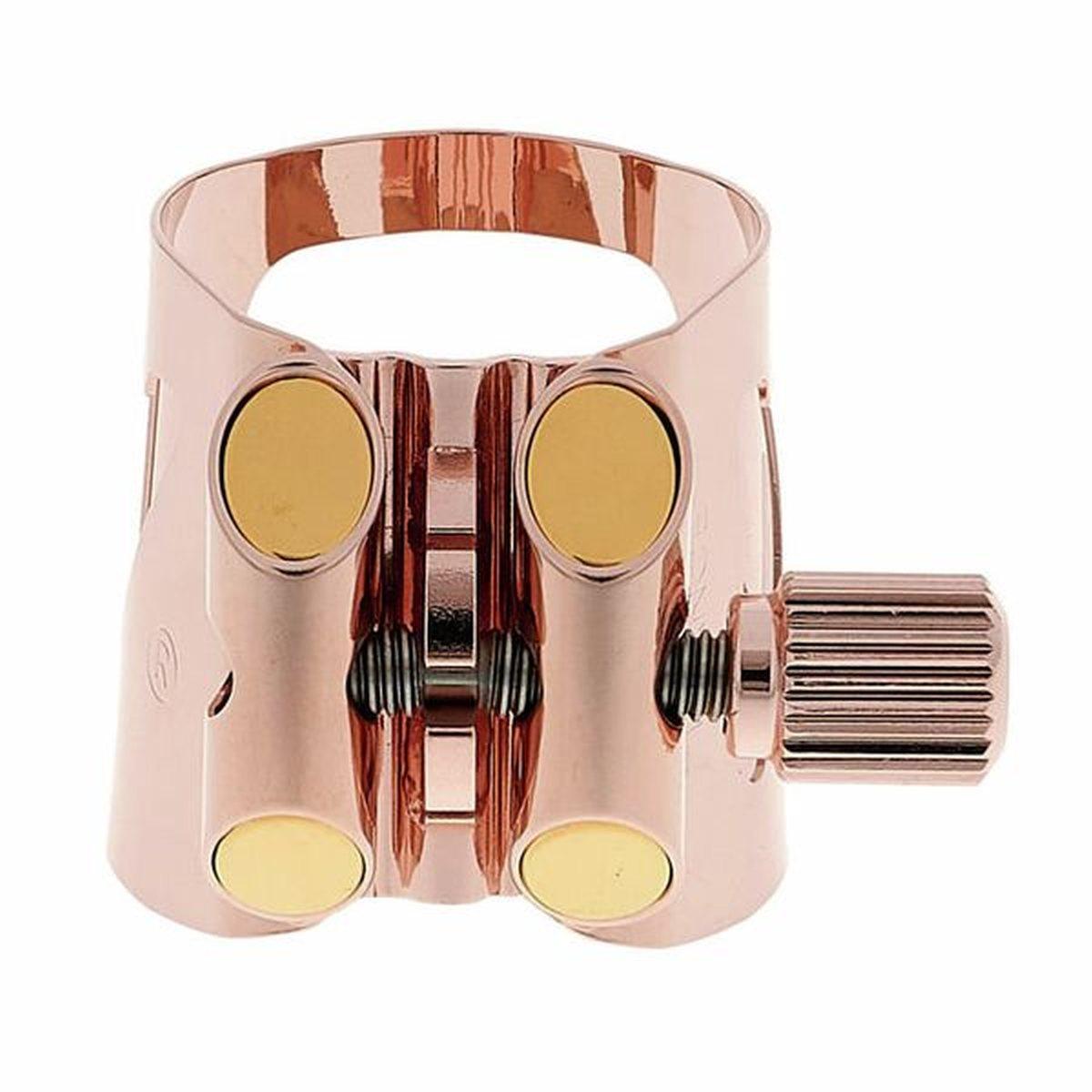 VANDOREN LC01PGP OPTIMUM GOLD PLATED LEGATURA IN ORO ROSA CON COPRIBOCCHINO PER CLARINETTO IN Bb