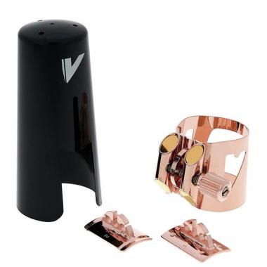 VANDOREN LC01PGP OPTIMUM GOLD PLATED LEGATURA IN ORO ROSA CON COPRIBOCCHINO PER CLARINETTO IN Bb