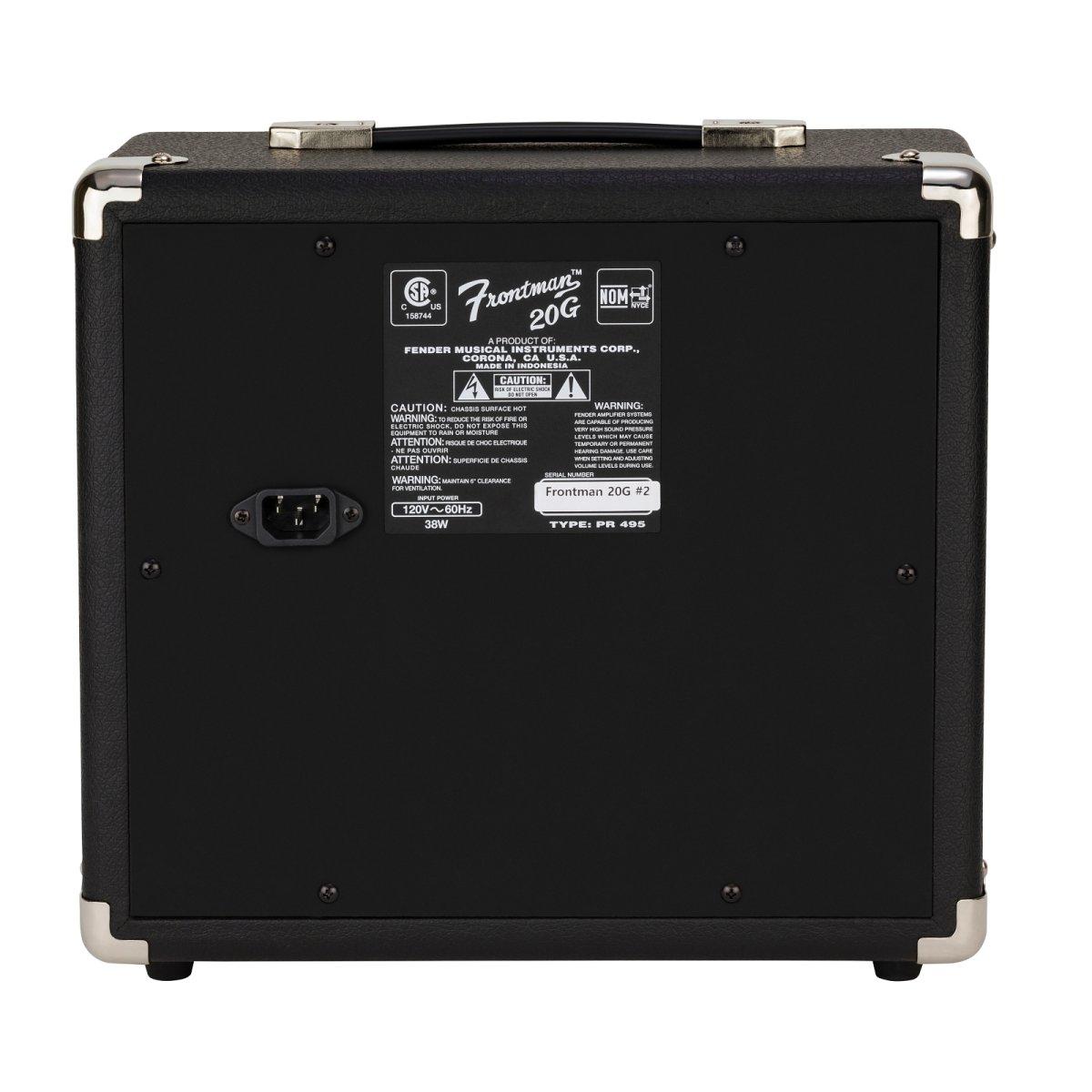 Fender frontman 20g amplificatore per chitarra elettrica 20w