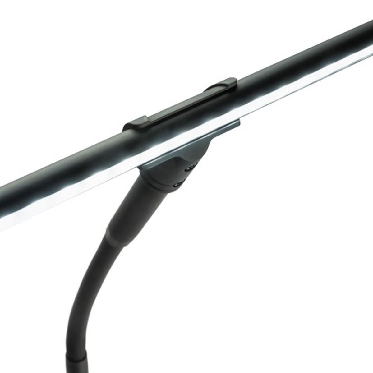 GRAVITY LED PLT 2B - Lampada da tavolo e da pianoforte con LED, dimmer e uscita per ricarica USB