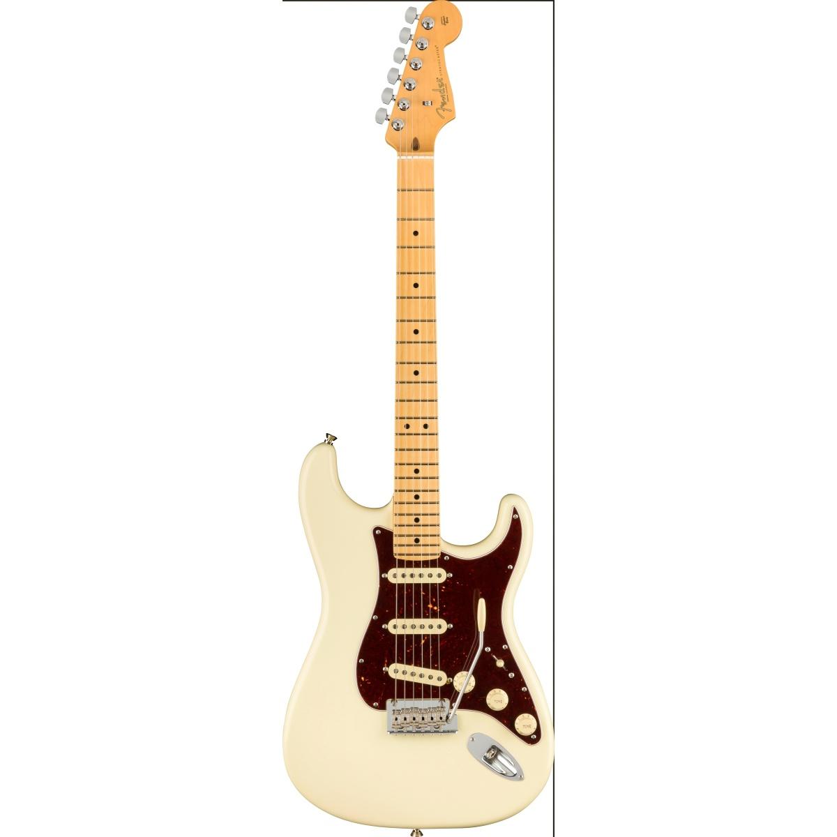 Fender stratocaster american professional ii mn olympic white