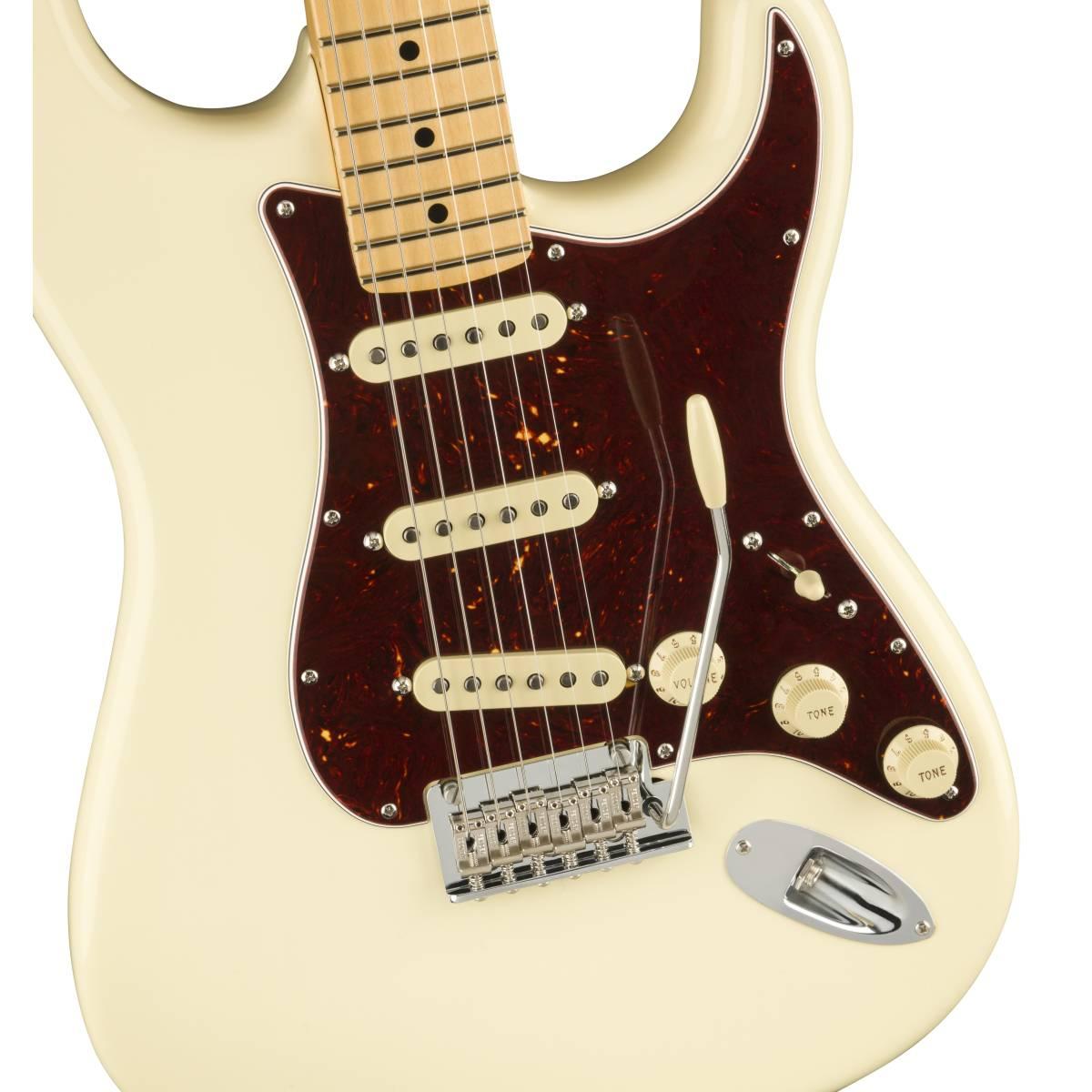 Fender stratocaster american professional ii mn olympic white