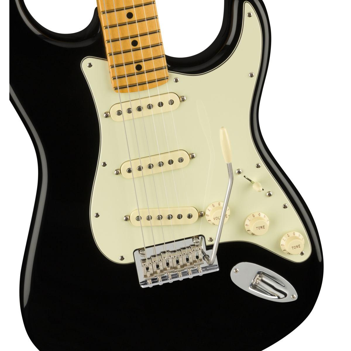 Fender stratocaster american professional ii mn black chitarra elettrica