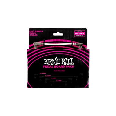 Ernie ball 6387 pack 10 cavi patch white