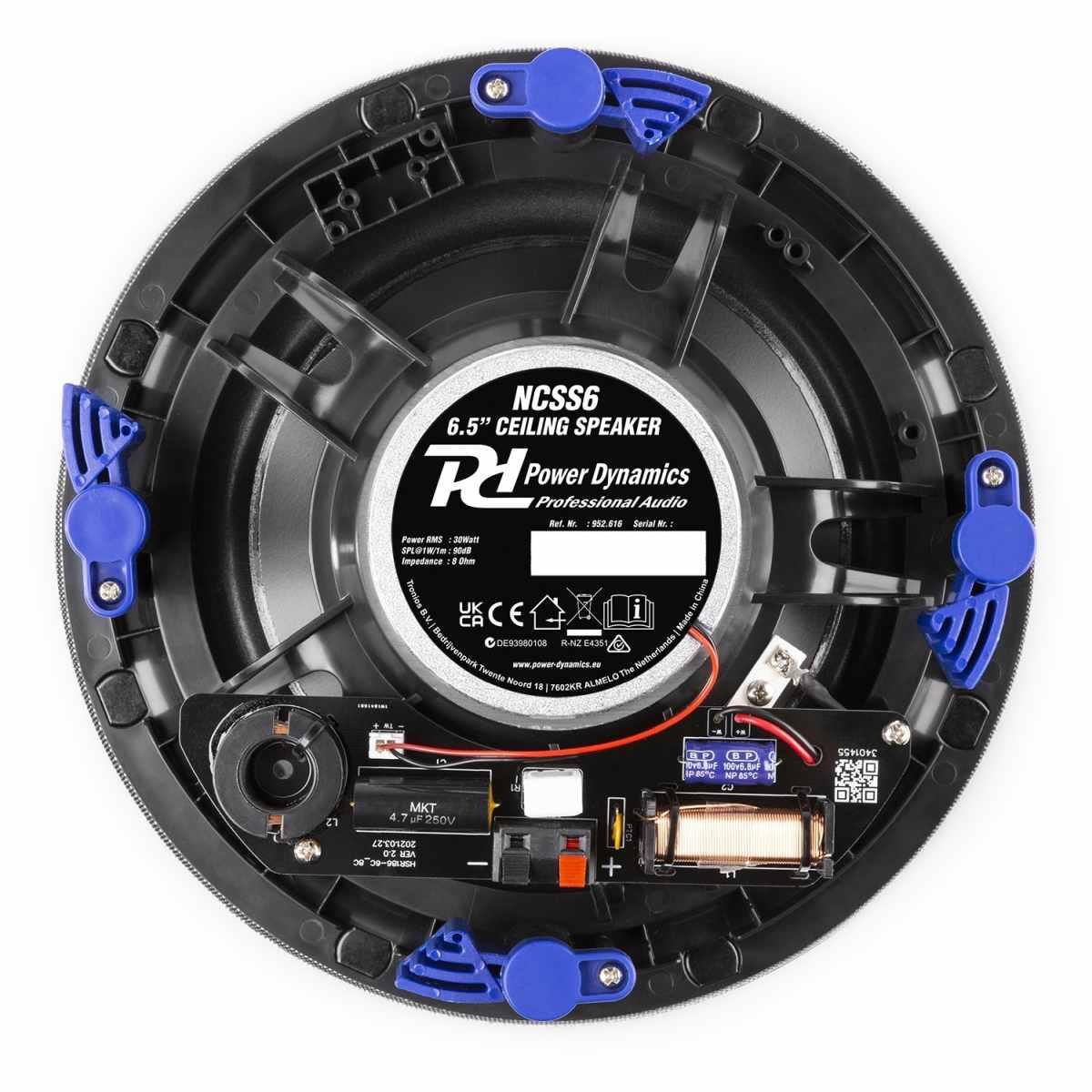 POWER DYNAMICS NCSS6 Altoparlante da soffitto a basso profilo 6" 2 vie