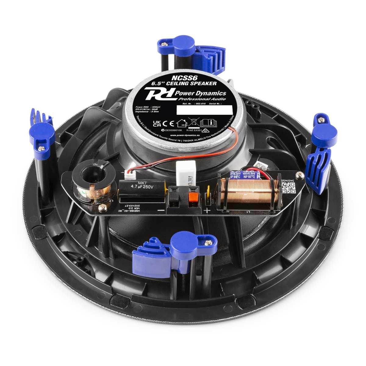 POWER DYNAMICS NCSS6 Altoparlante da soffitto a basso profilo 6" 2 vie