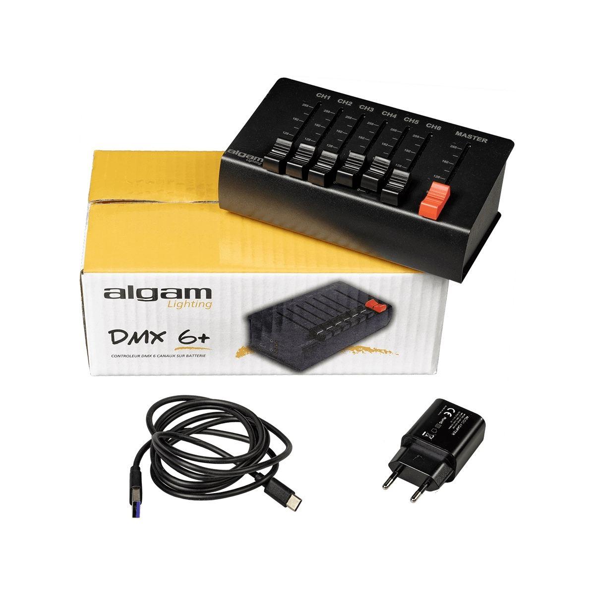 ALGAM LIGHTING DMX 6+ Controller DMX 6 Canali
