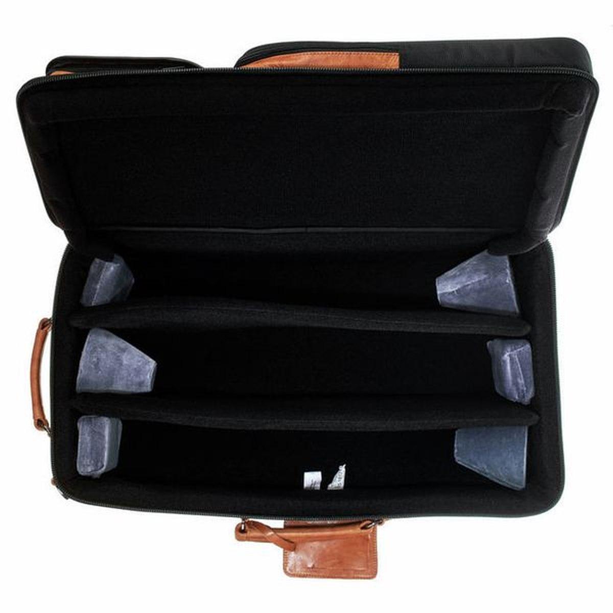 GARD 5 ECLK ELITE COMPACT IN PELLE PER 3 TROMBE Black Leather