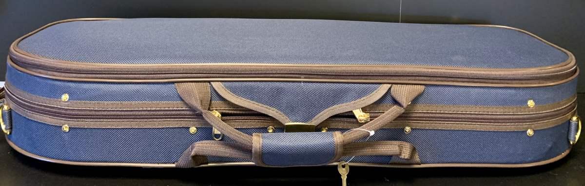 Fenice custodia per violino 4/4 leggera blu