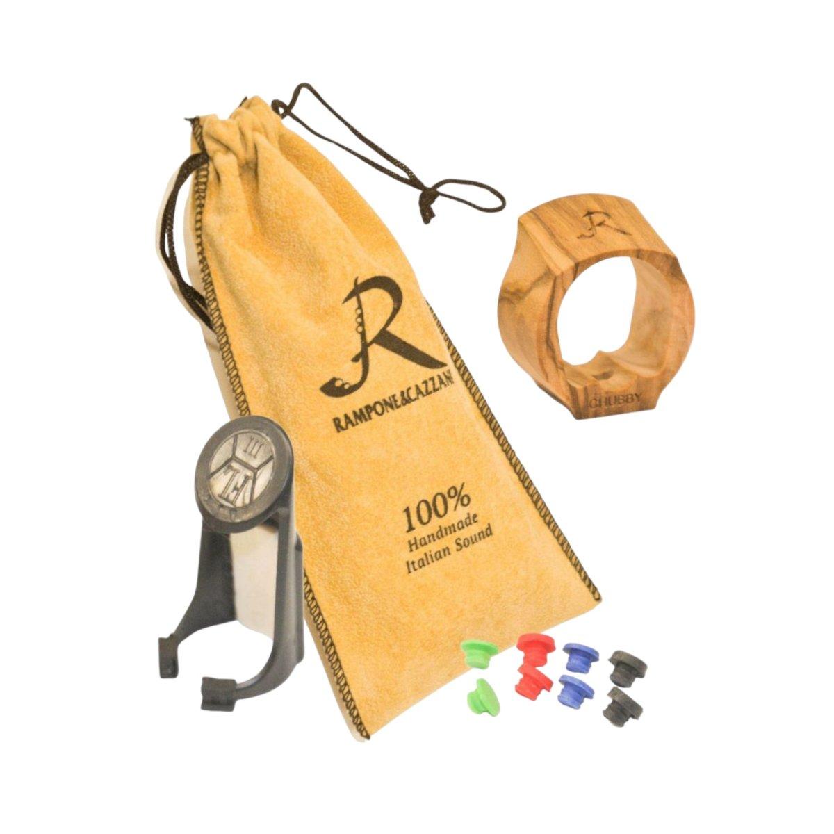 Rampone & cazzani chubby nolig legatura in legno d'ulivo per sax alto