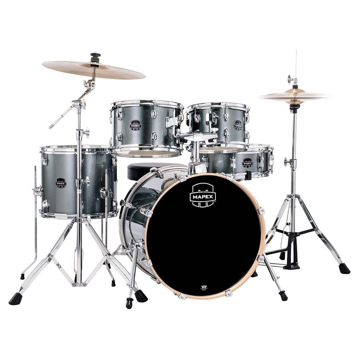MAPEX VE5044FTCVC VENUS FUSION 5 PEZZI Steel Blue Metallic Cassa 20