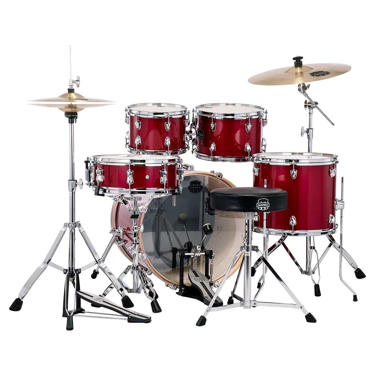 MAPEX VE5044FTCVM VENUS FUSION 5 PEZZI Crimson Red Sparkle Cassa 20