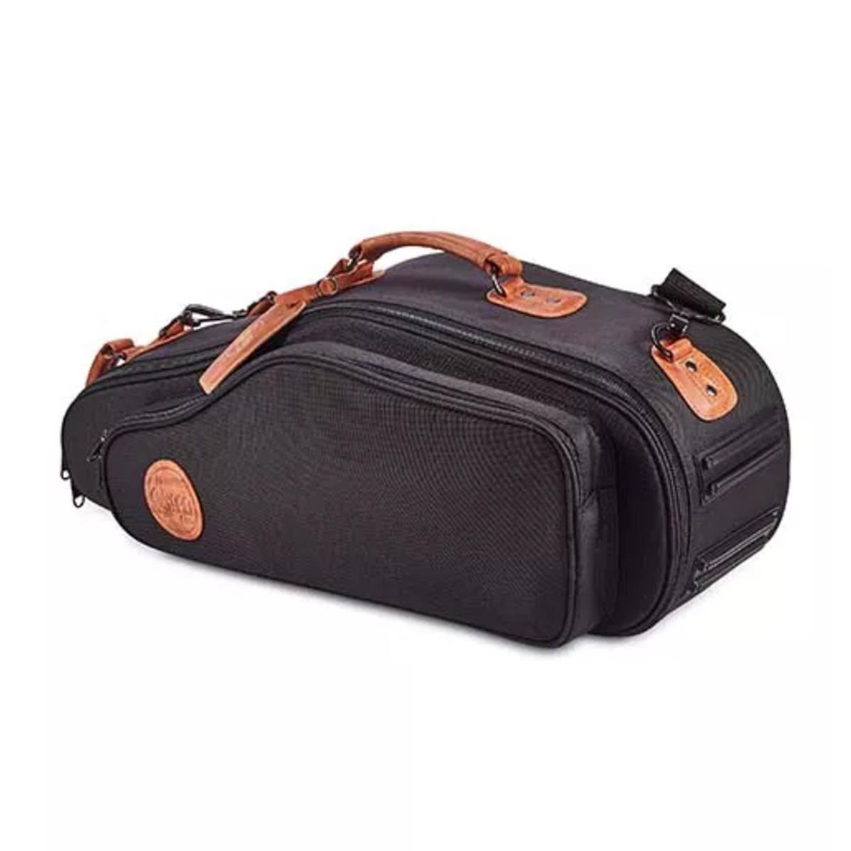 Gard 104esk elite custodia per sax alto nera con inserti in pelle