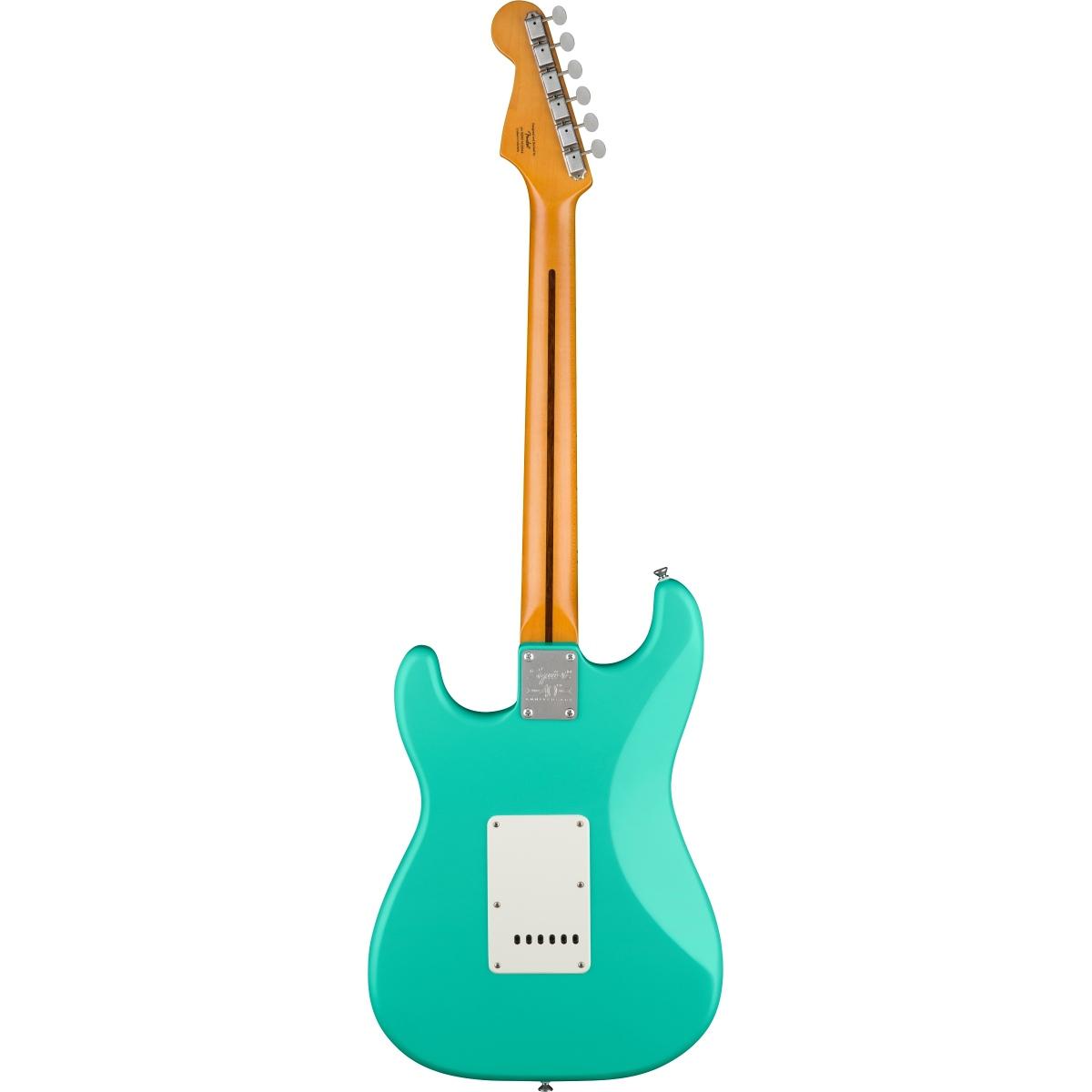 Squier 40th anniversary stratocaster, vintage edition satin sea foam green chitarra elettrica