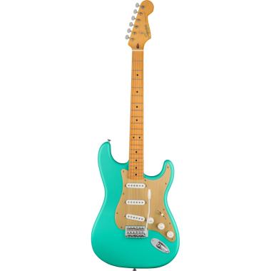 Squier 40th anniversary stratocaster, vintage edition satin sea foam green chitarra elettrica