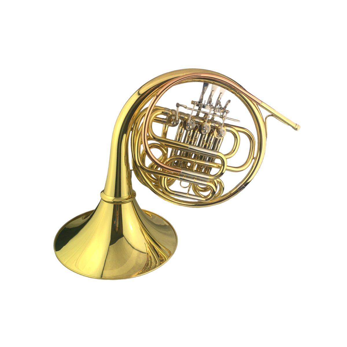 Cigalini cf-bf corno francese doppio in sib/f laccato