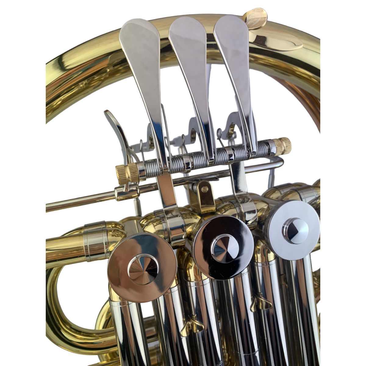 Cigalini cf-bf corno francese doppio in sib/f laccato