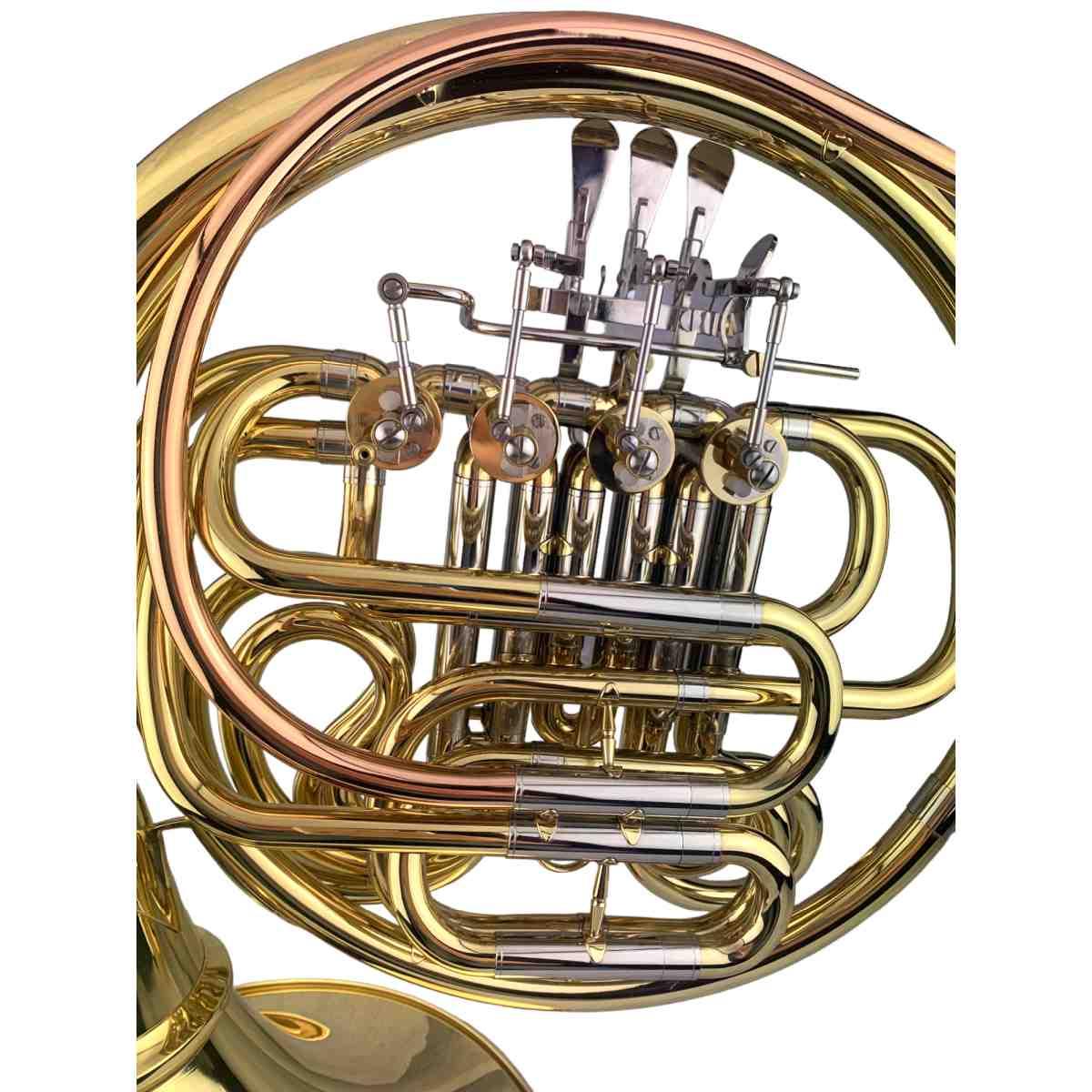 Cigalini cf-bf corno francese doppio in sib/f laccato