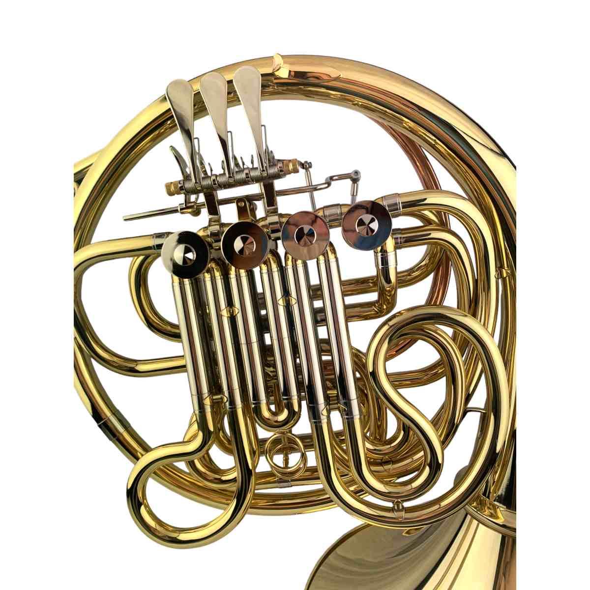 Cigalini cf-bf corno francese doppio in sib/f laccato