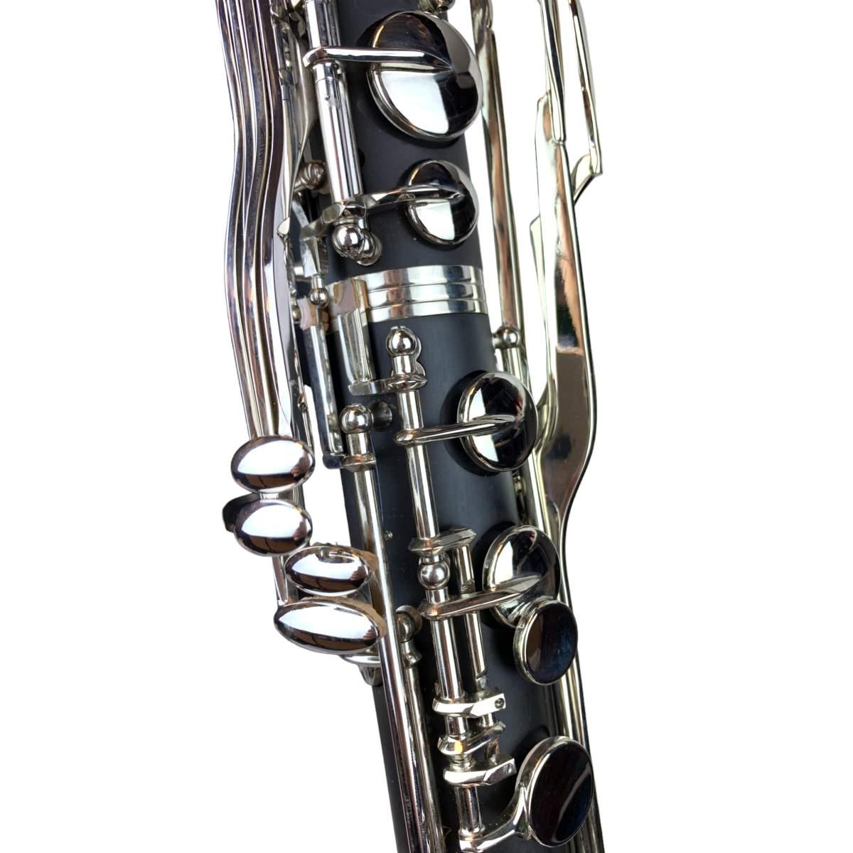 CIGALINI CLARINETTO BASSO SIB discendente MIb - SIS.YAMAHA chiavi nichelate