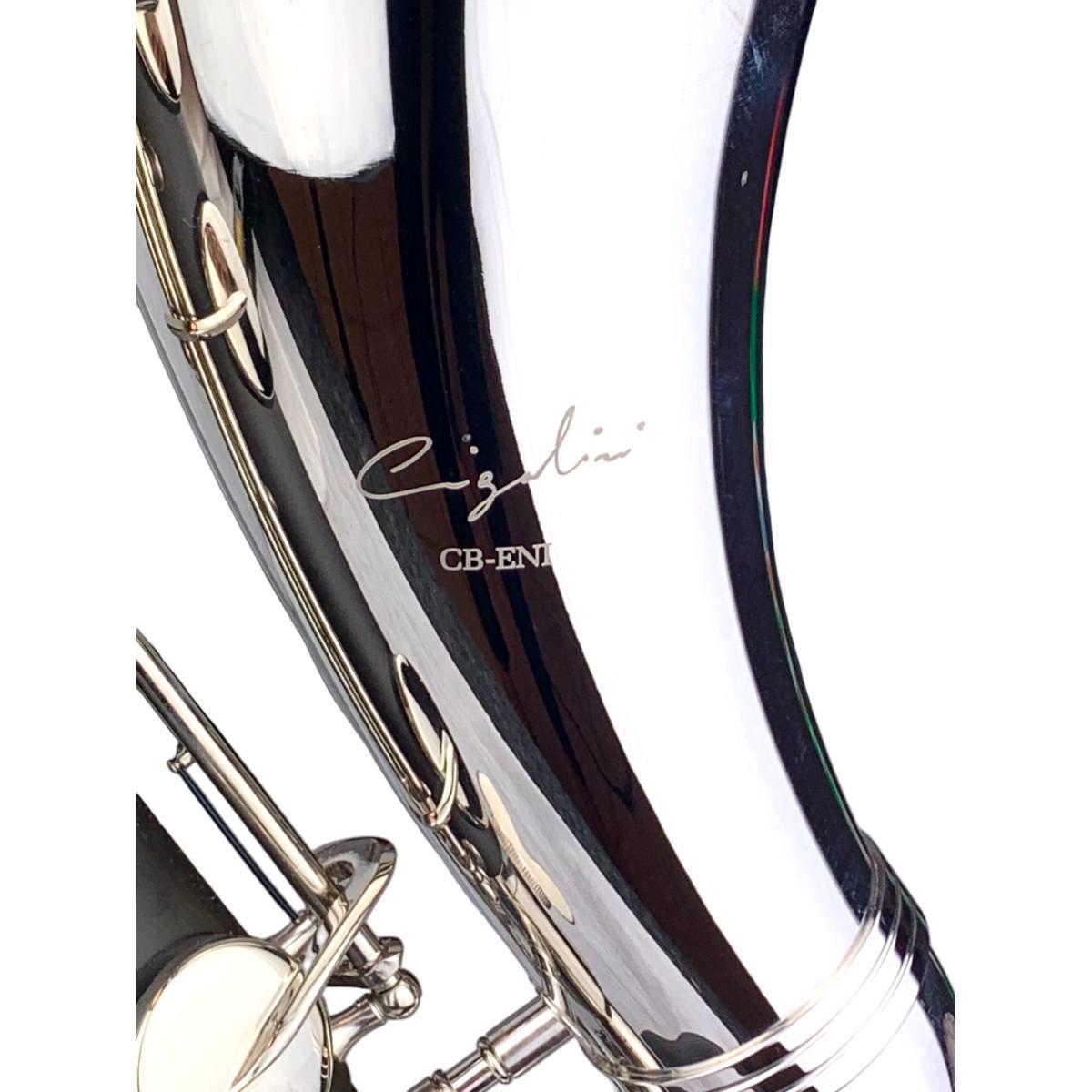 CIGALINI CLARINETTO BASSO SIB discendente MIb - SIS.YAMAHA chiavi nichelate