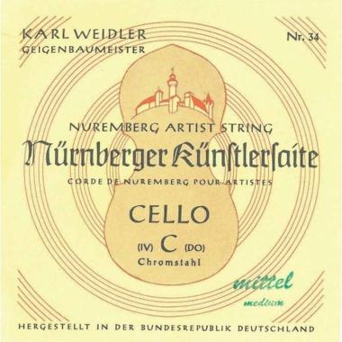 NURNBERGER CORDA "DO" IN ACCIAIO PER VIOLONCELLO KUNSTLER 4/4