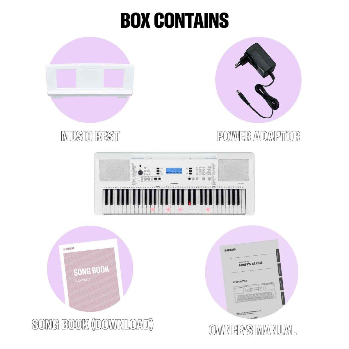 Yamaha ez300 black tastiera