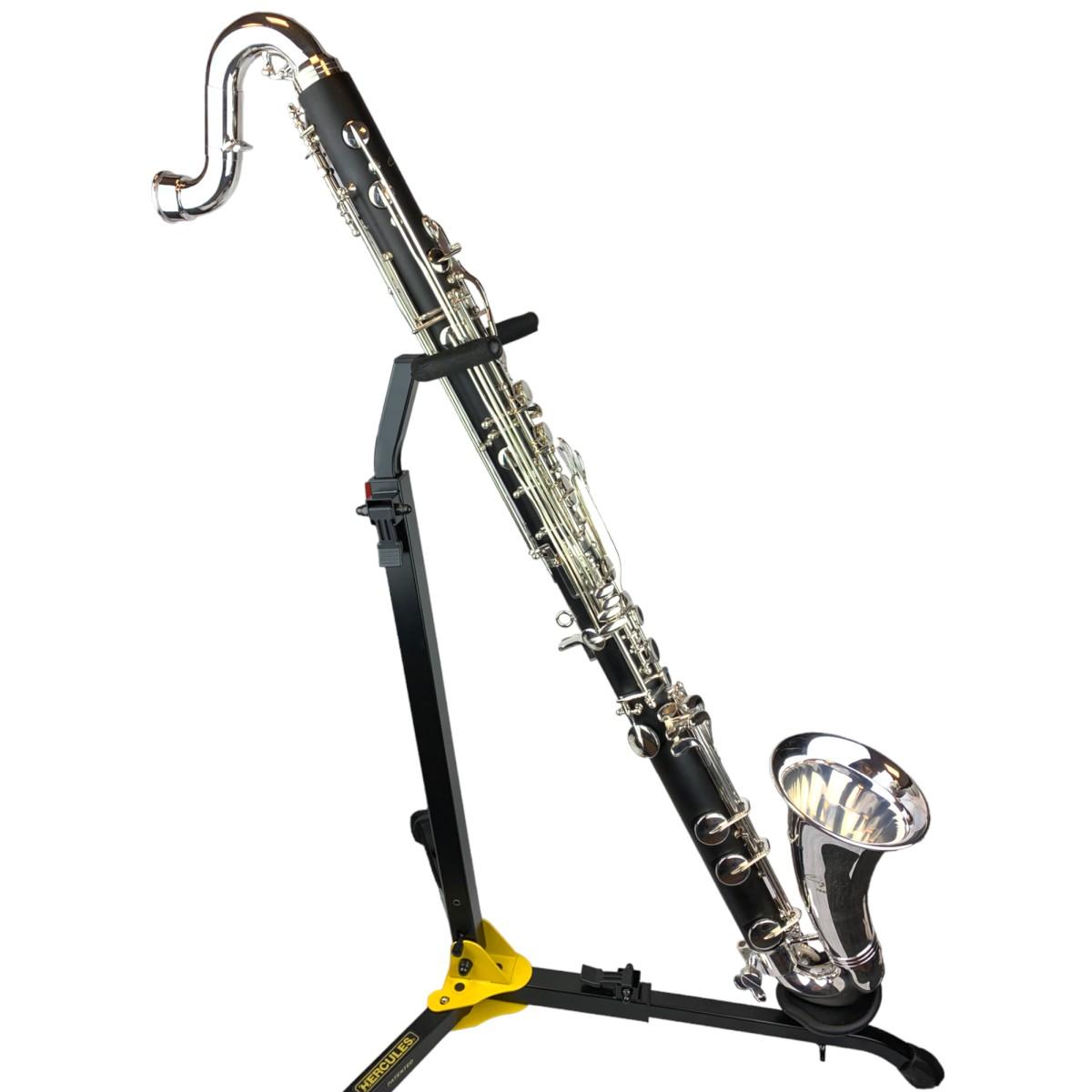 CIGALINI CLARINETTO BASSO SIB discendente al MIb-YAMAHA MODEL-chiavi argentate