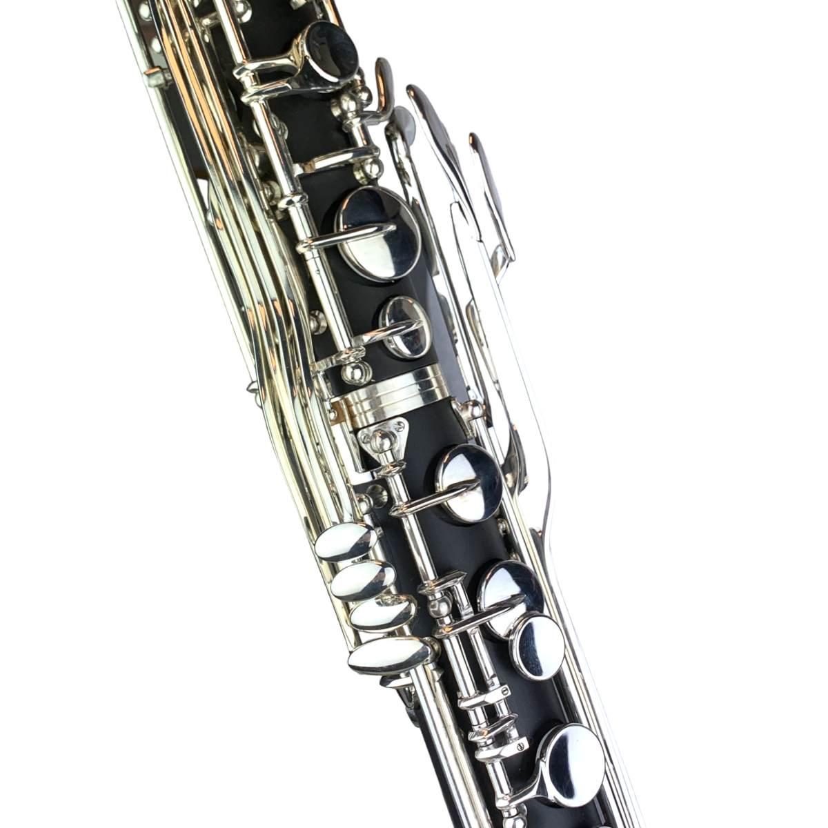 CIGALINI CLARINETTO BASSO SIB discendente al MIb-YAMAHA MODEL-chiavi argentate