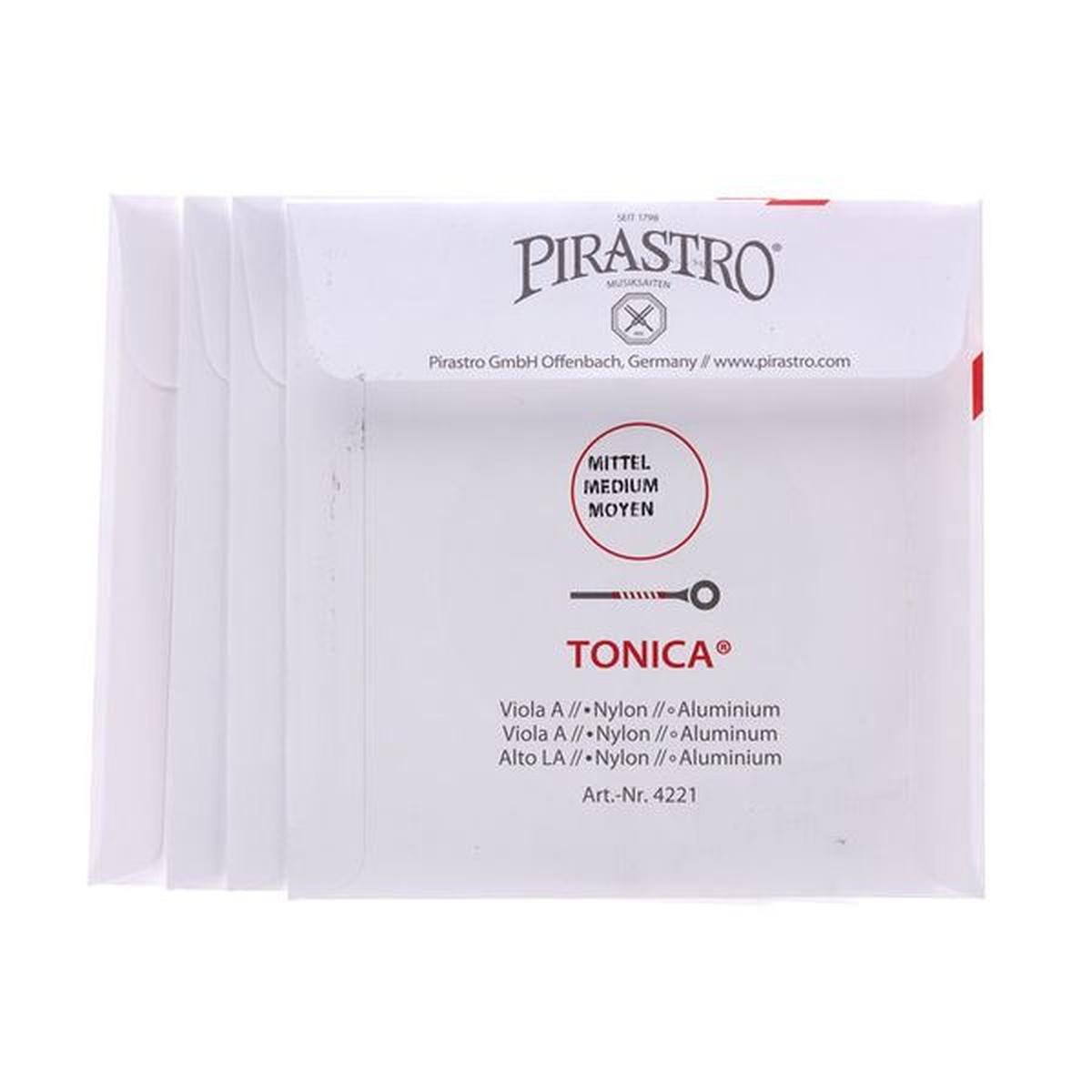 Pirastro tonica set di corde per viola tensione media