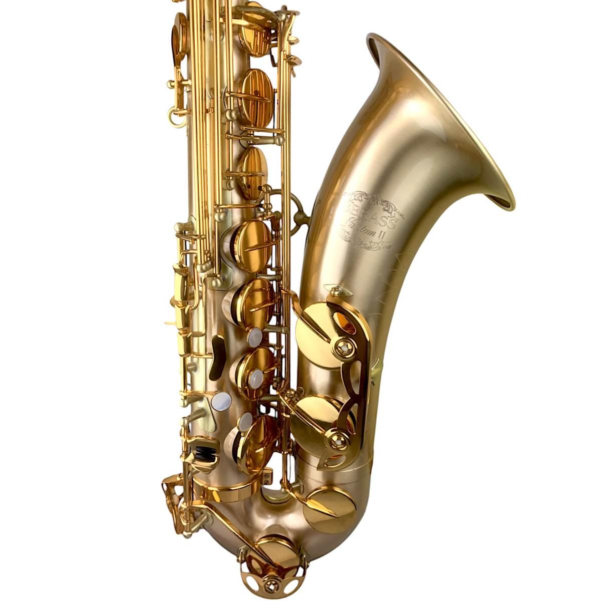 BBRASS CUSTOM II SAX TENORE Gold Brass finitura Matt Laquer