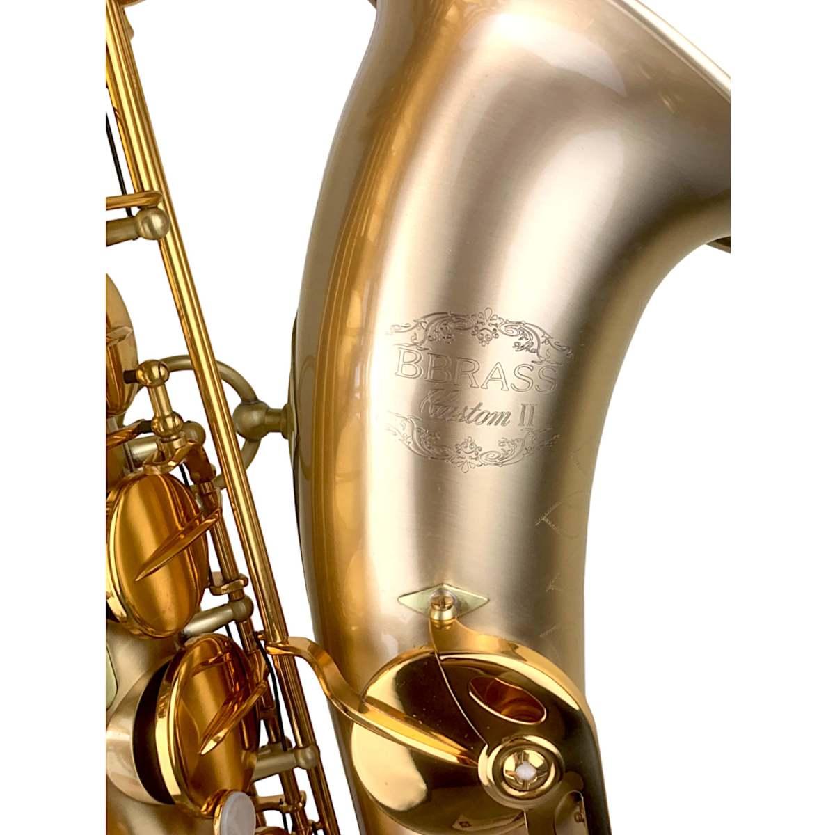 BBRASS CUSTOM II SAX TENORE Gold Brass finitura Matt Laquer