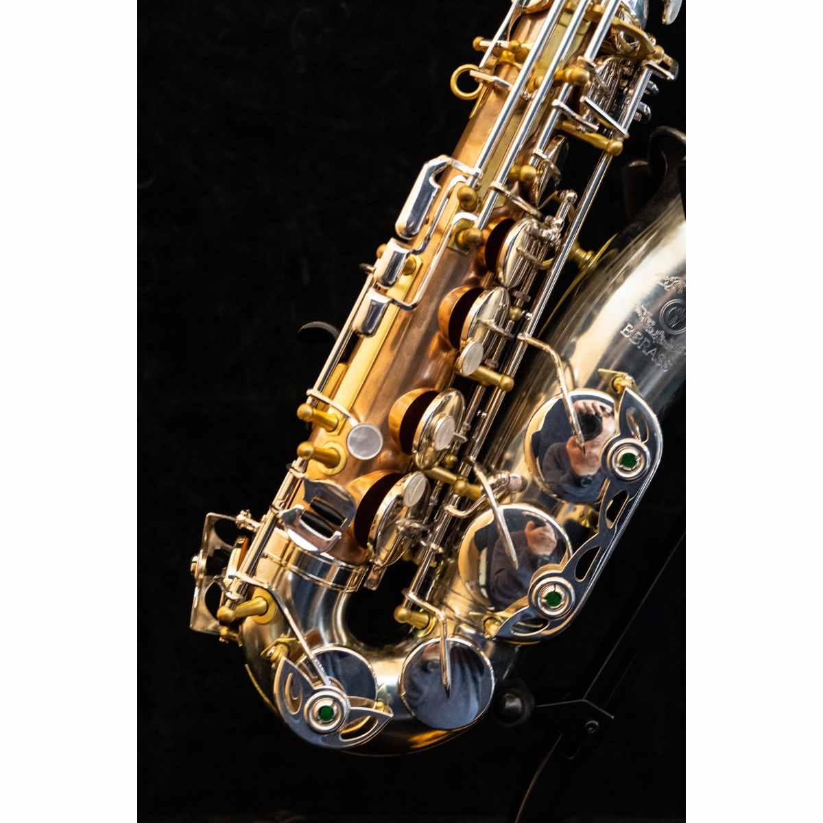 BBRASS GV T1 SAX TENORE fusto Fosforo/Bronzo e campana Rame bianco RAW