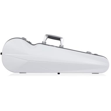 BAM SUP2002XLWS CUSTODIA HIGHTECH" SUPREME ICE CONTOURED IN POLICARBONATO PER VIOLINO - WHITE - SILVER VERSION"